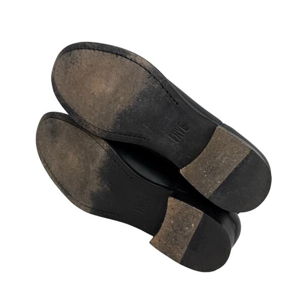 FRYE  Cara Roper Black Leather Ankle Boots - Women’s Sz 7.5 - Picture 13 of 16